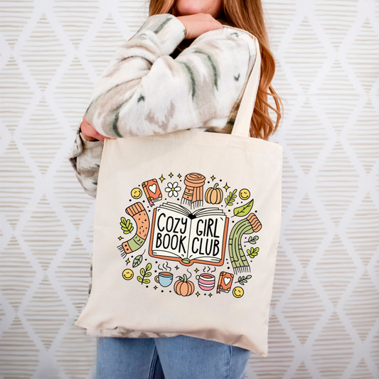 Cozy & Booklish Tote Bag