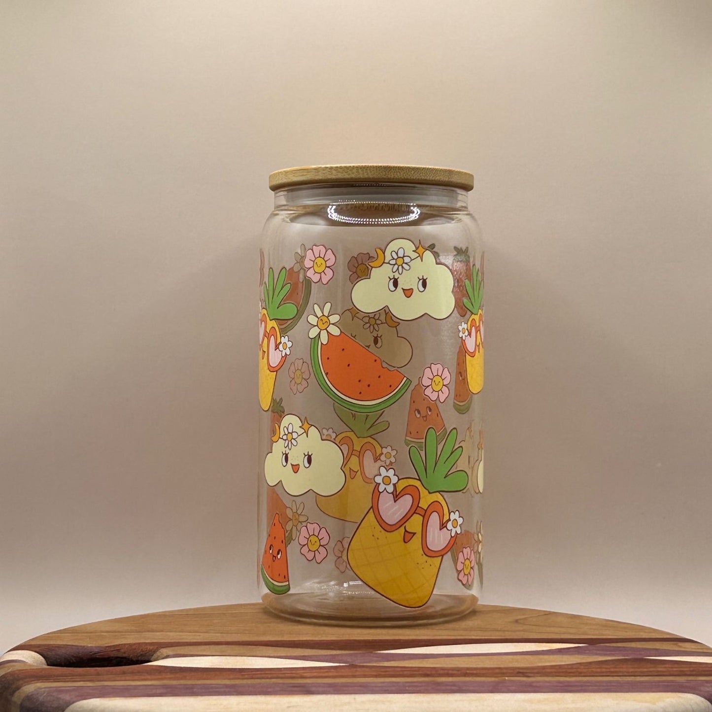 The Cute And Fruity - Glass Cup