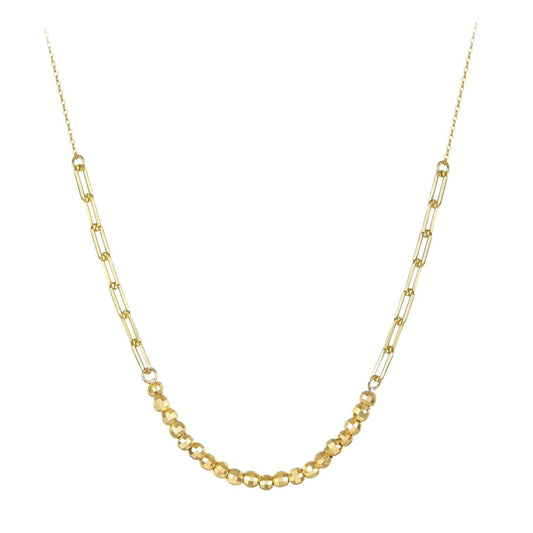 Multi Ball Chain Beads Necklace - APN57
