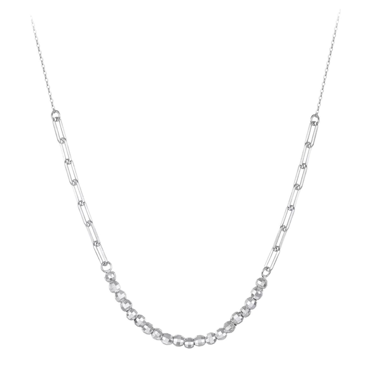 Multi Ball Chain Beads Necklace - APN57