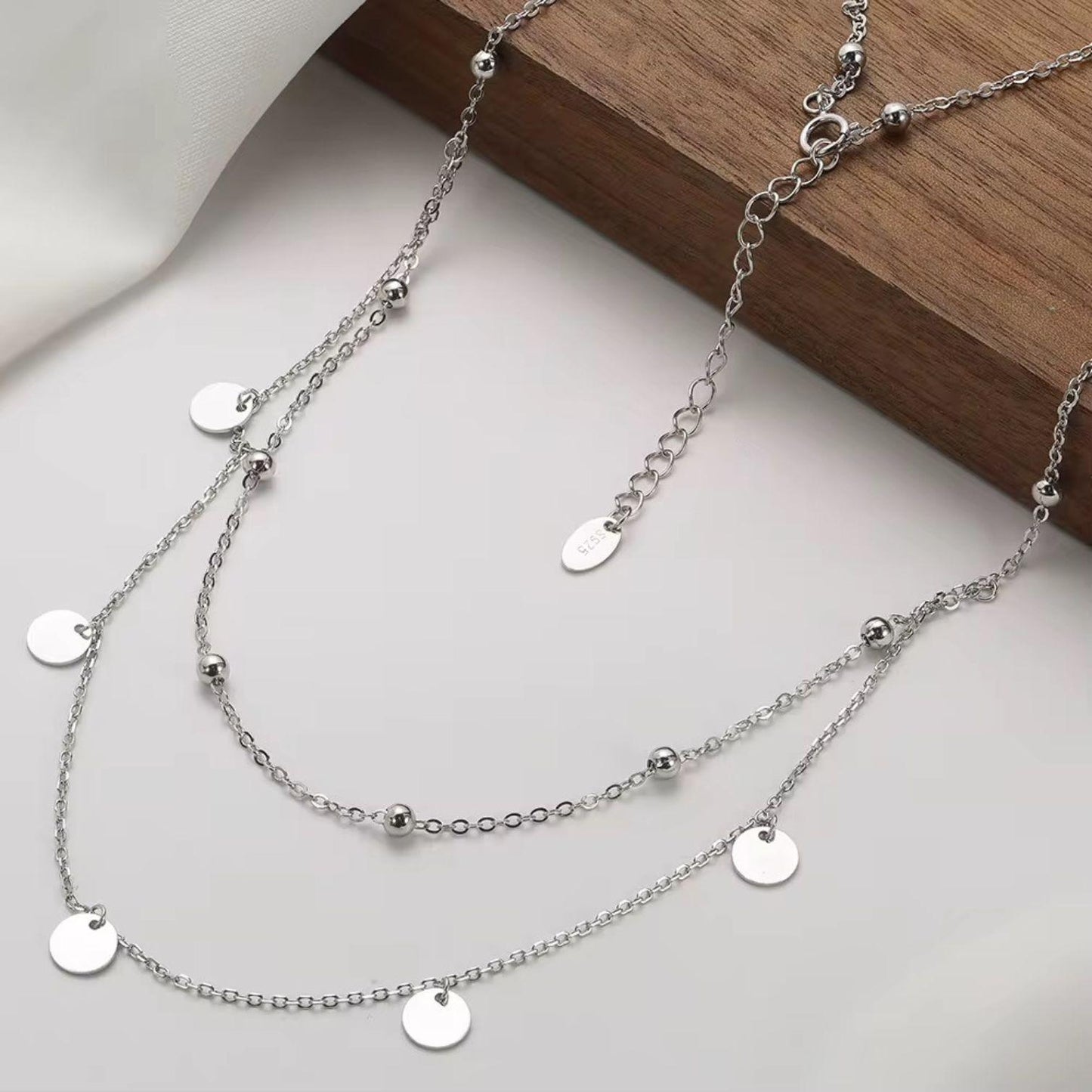 The Coin Charms Layered Necklace - BQN21