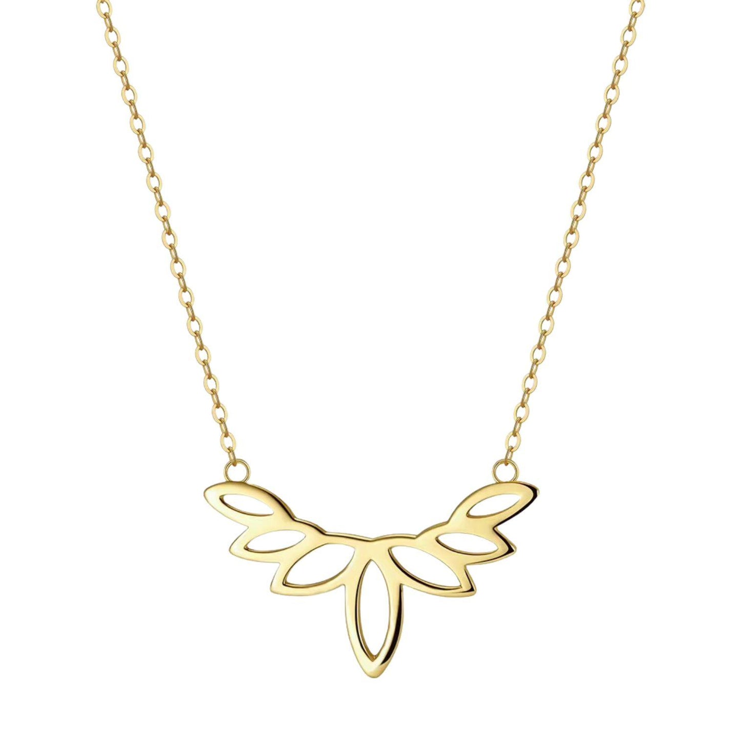 The Lotus Pendant Necklace - GAN16